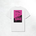 Arte Back Poster T-shirt: White