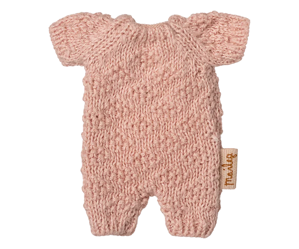 Knitted suit, Micro - Rose
