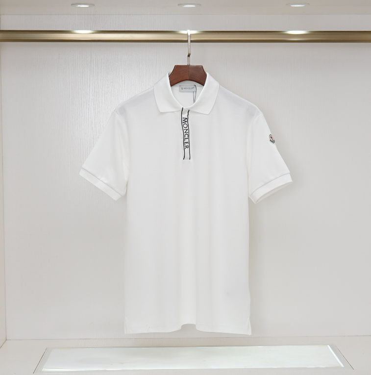 Tricolor Collar Polo Shirt
