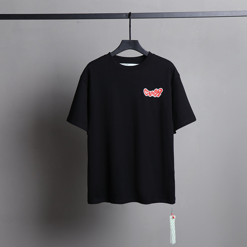 Ow T Shirts Watercolor Oil Painting Letter Graffiti Arrow