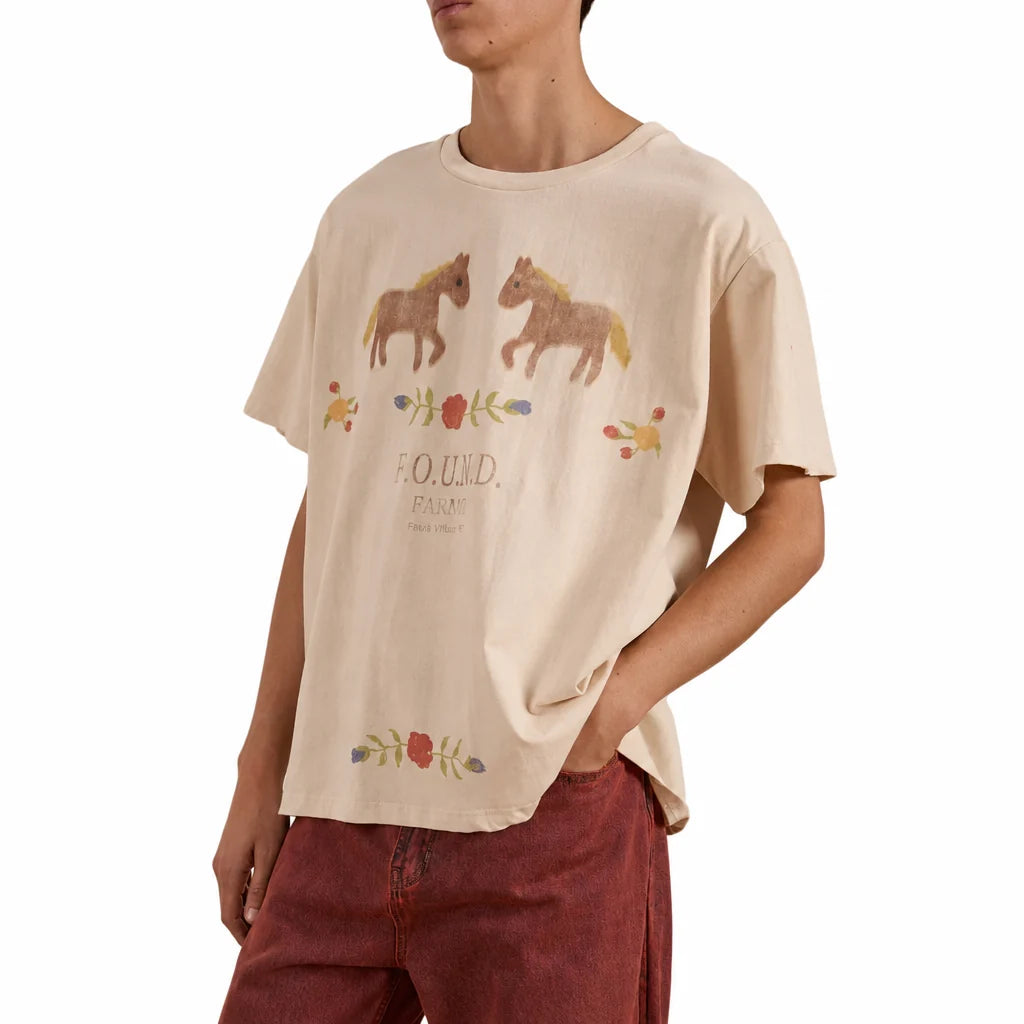 Found Floral Horse Tee