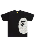 Bape Space Camo Side Big Ape Head T-Shirt Black