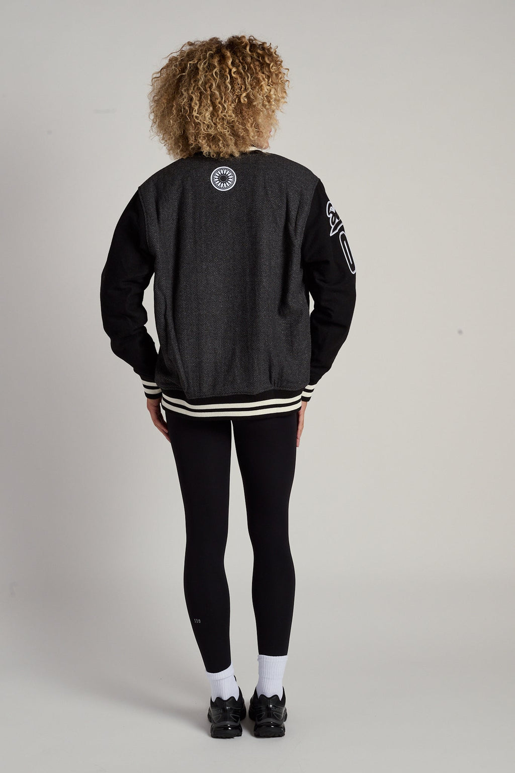 Herringbone Bomber Jacket