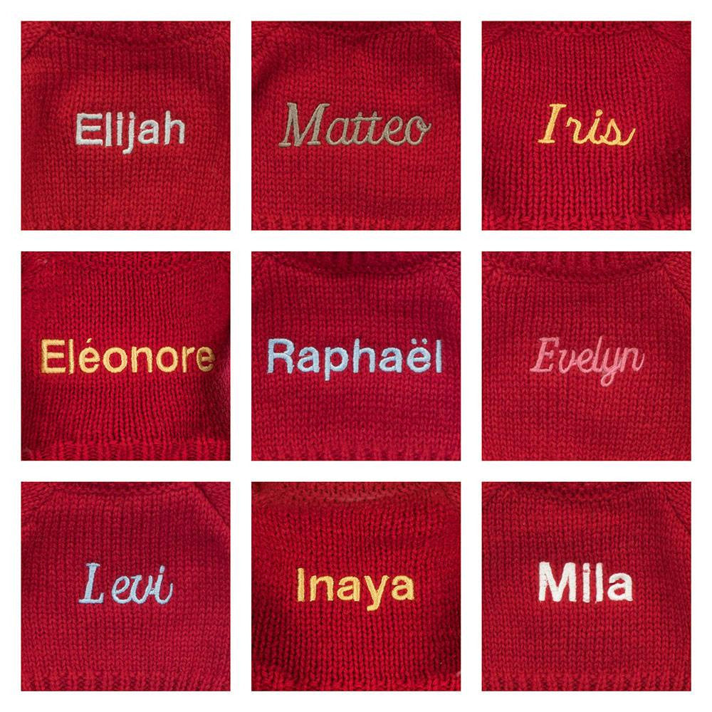 Bashful Luxe Bunny Luna with Personalized Red Jumper