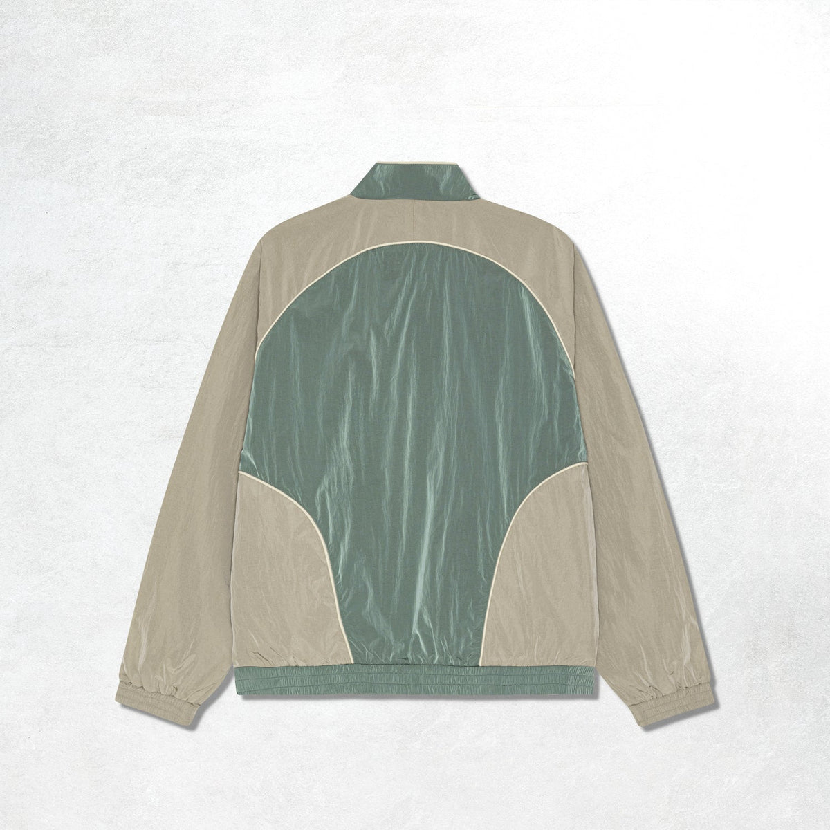 Les Deux Shiny Crisp Track Jacket: Tea Green