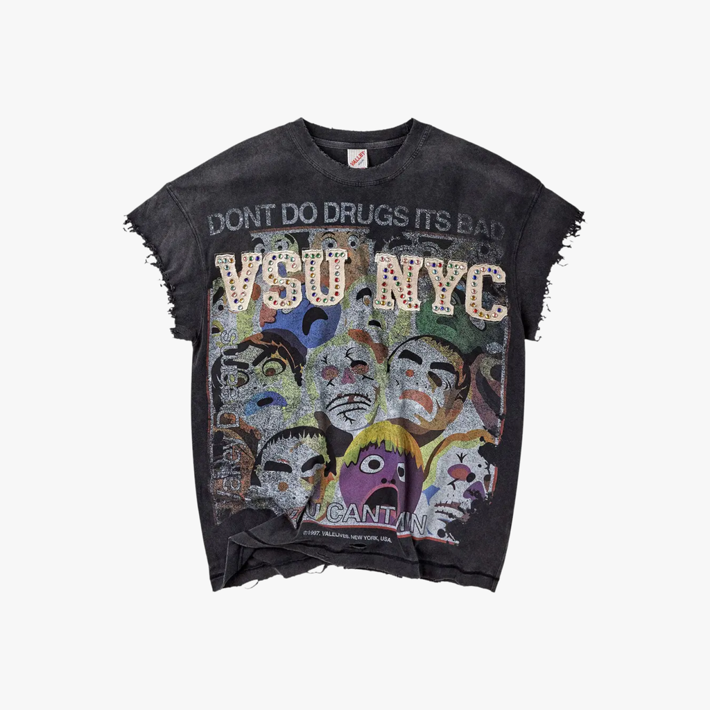 Vale Forever No Drugs Tank Black