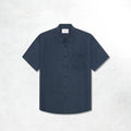 NN07 Deon SS Shirt: Navy Blue
