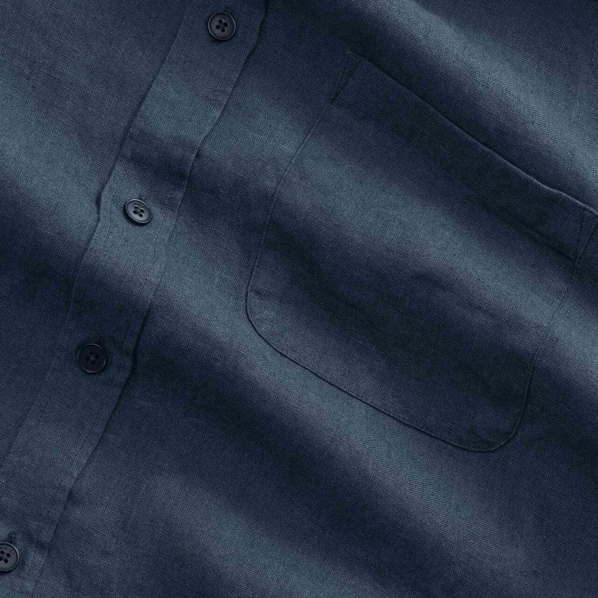 NN07 Deon SS Shirt: Navy Blue