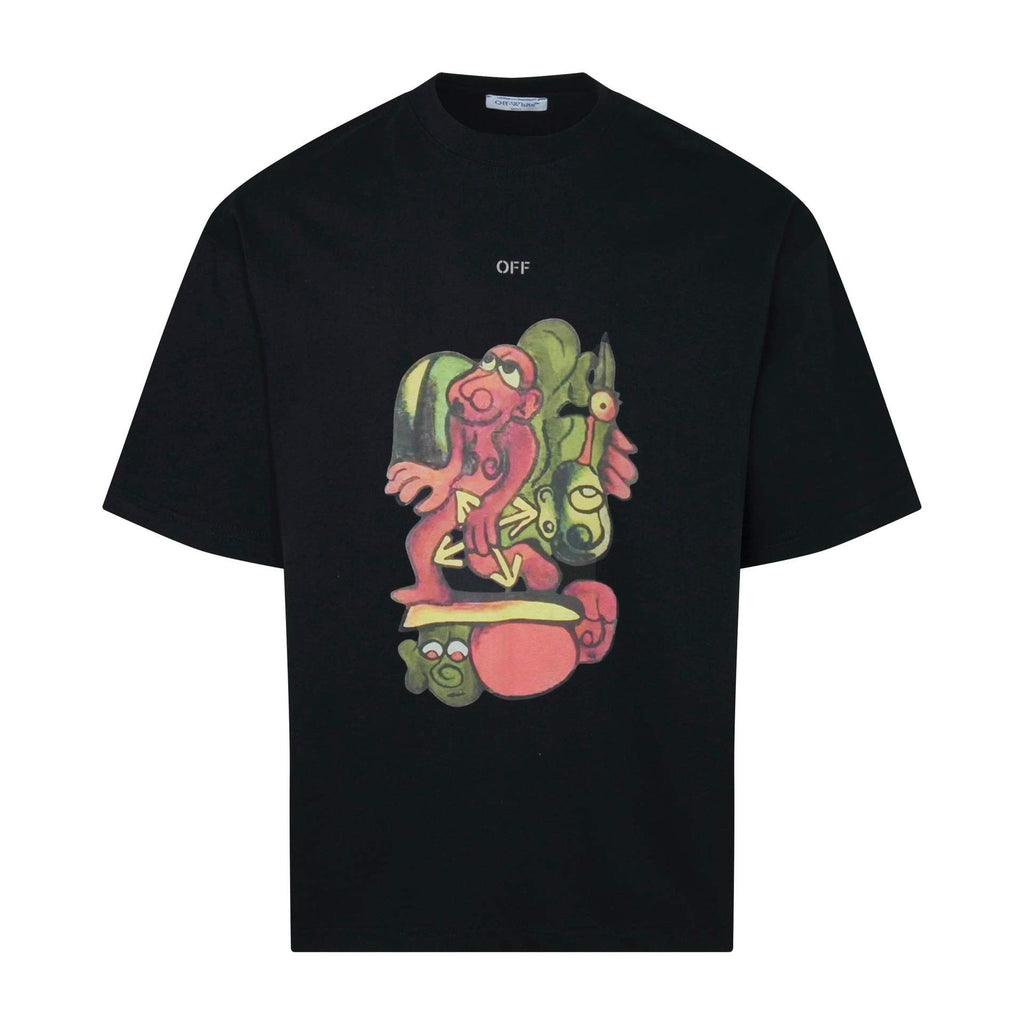 Off-White Arrow Graphic Crew Neck Short Sleeve T Shirt
