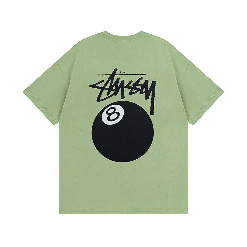 Stussy Dice 8 Ball Logo Print Oversized Tee Multi‑Style