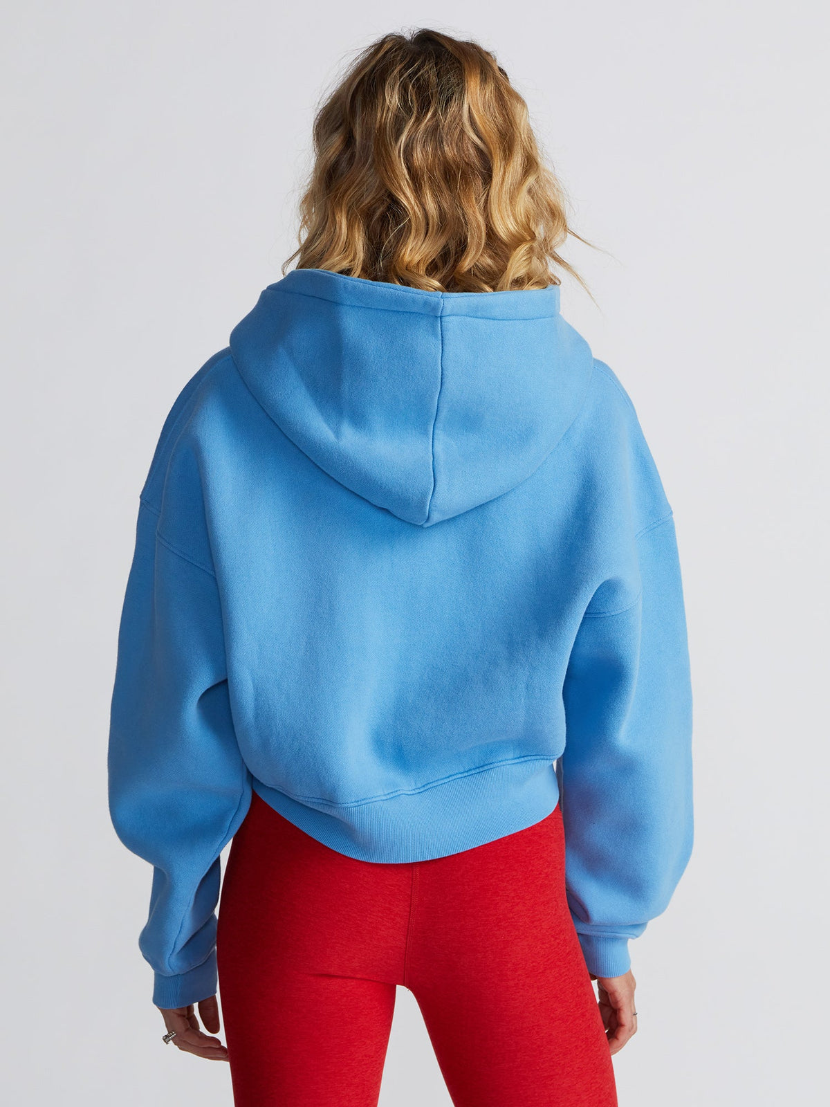 MARISSA BLUE CROP ZIP