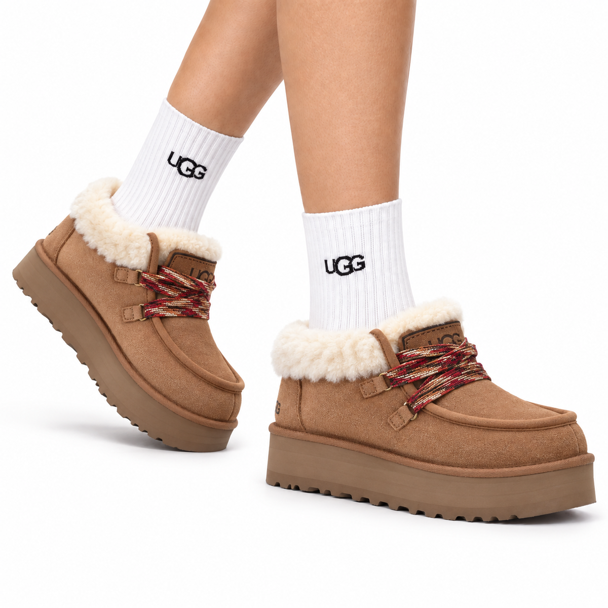 UGG Funkarra Shearling Platform Winter Boots