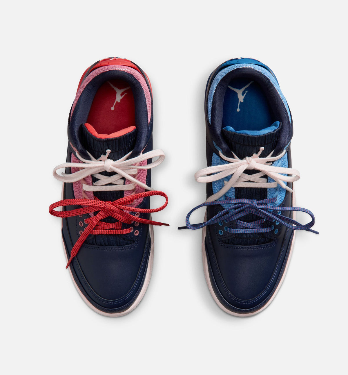 Air Jordan 3 Retro Sport Renaissance Women's Lifestyle Shoes - Obsidian/Chalk/Track Red