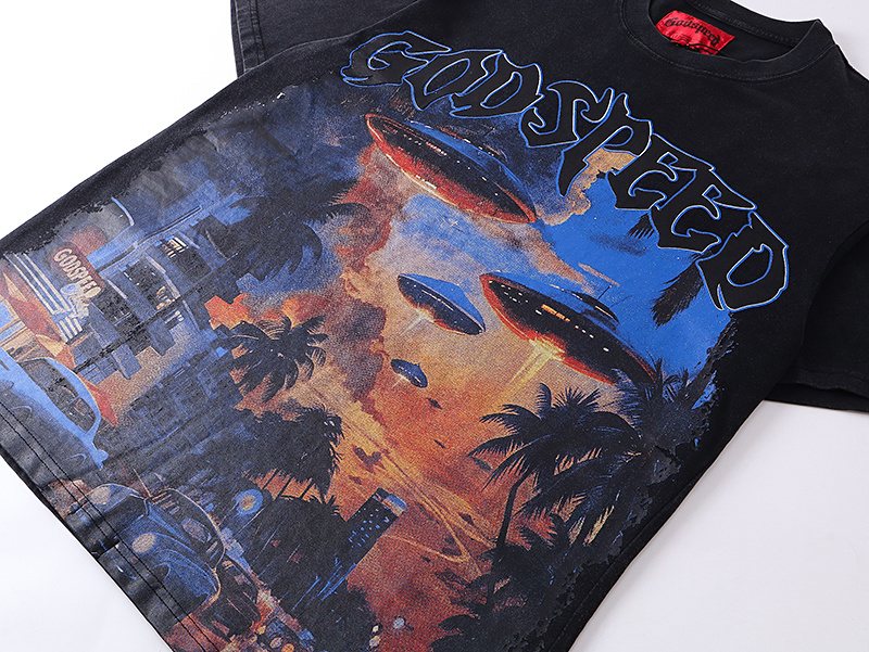 Godspeed UFO Eye-Sun Graphic T-Shirt