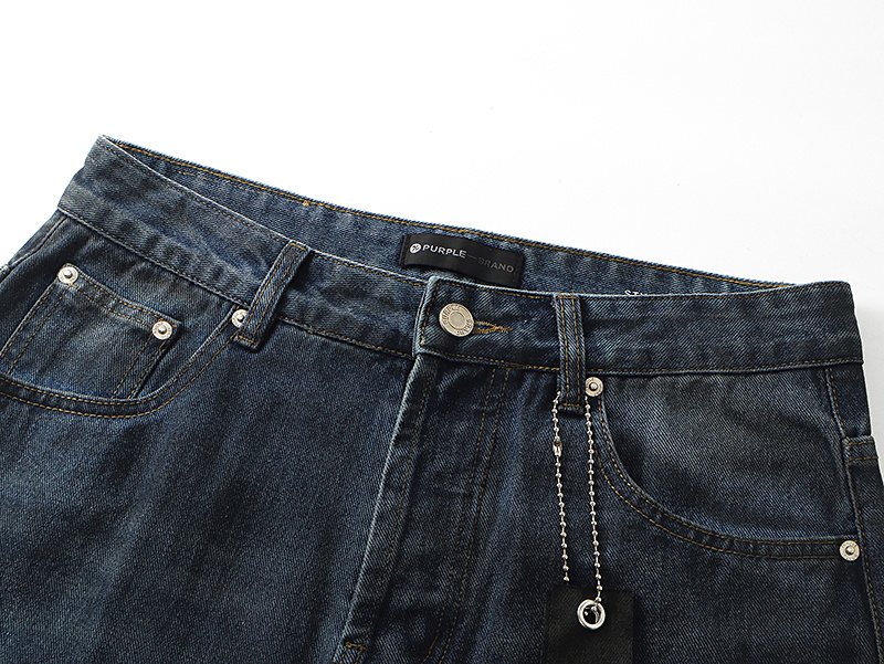 Purple Brand Dark Blue Distressed Jeans