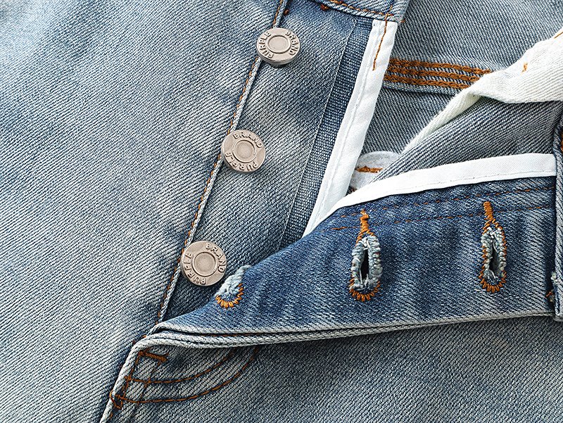 Purple Brand Light Blue Leg-Graphic Jeans