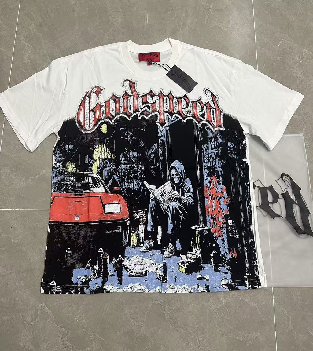 Godspeed Reaper Car Graphic T-Shirt