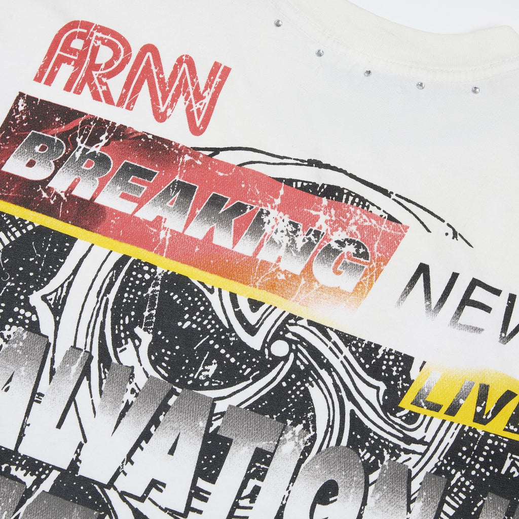 FIRST ROW Breaking News Salvation in the Skies Graphic T-Shirt