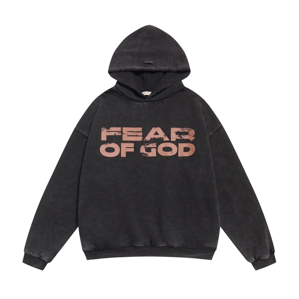 Fear of God Washed Black Pullover Hoodie