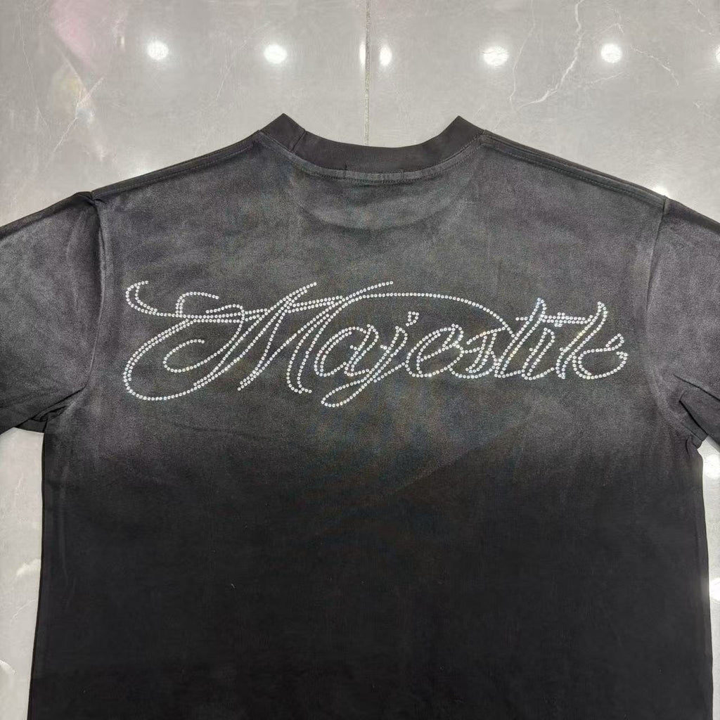 MAJESTIK Astronaut Horse Graphic T-Shirt