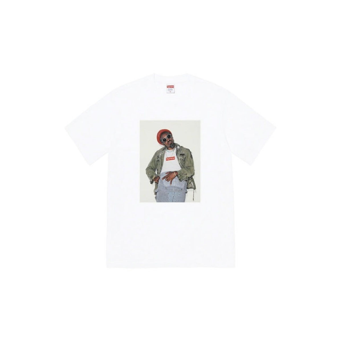 Supreme André 3000 Portrait Graphic T-Shirt