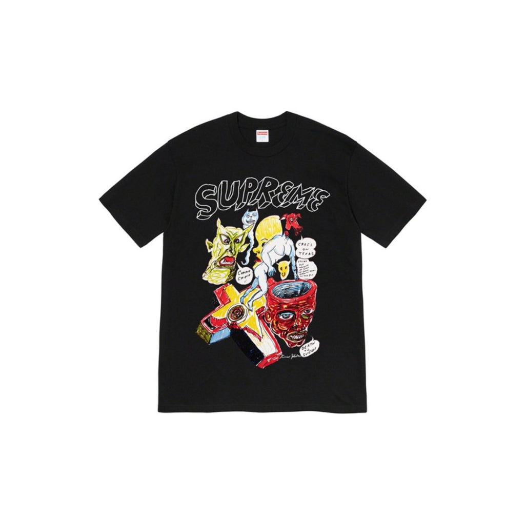 Supreme Daniel Johnston Cartoon Collage Graphic T-Shirt