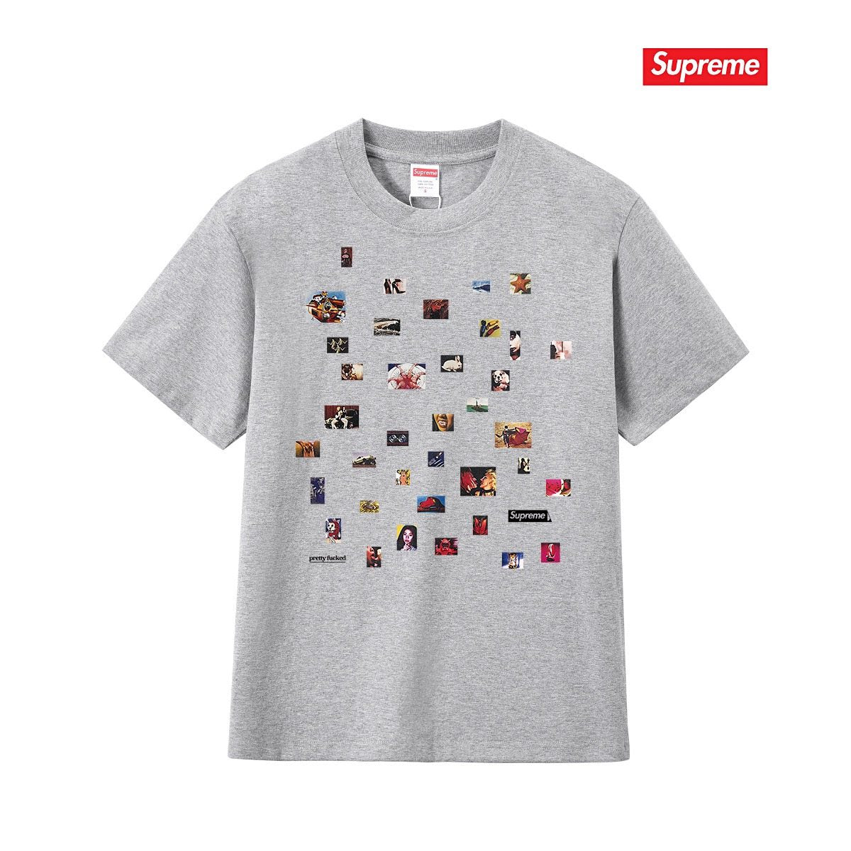 Supreme Photo Collage Graphic T-Shirt