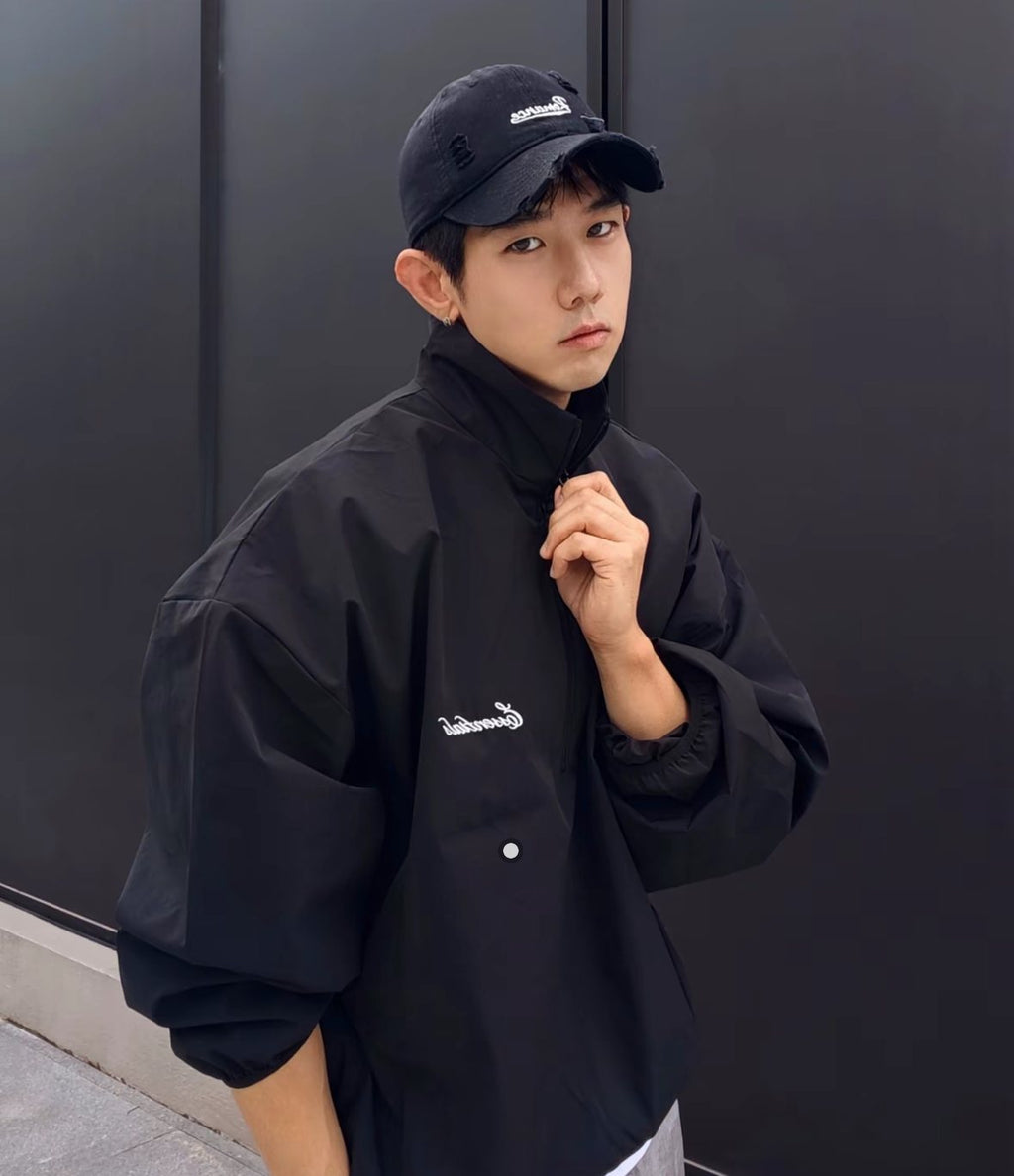 Fear of God Essentials Half-Zip Windbreaker Jacket
