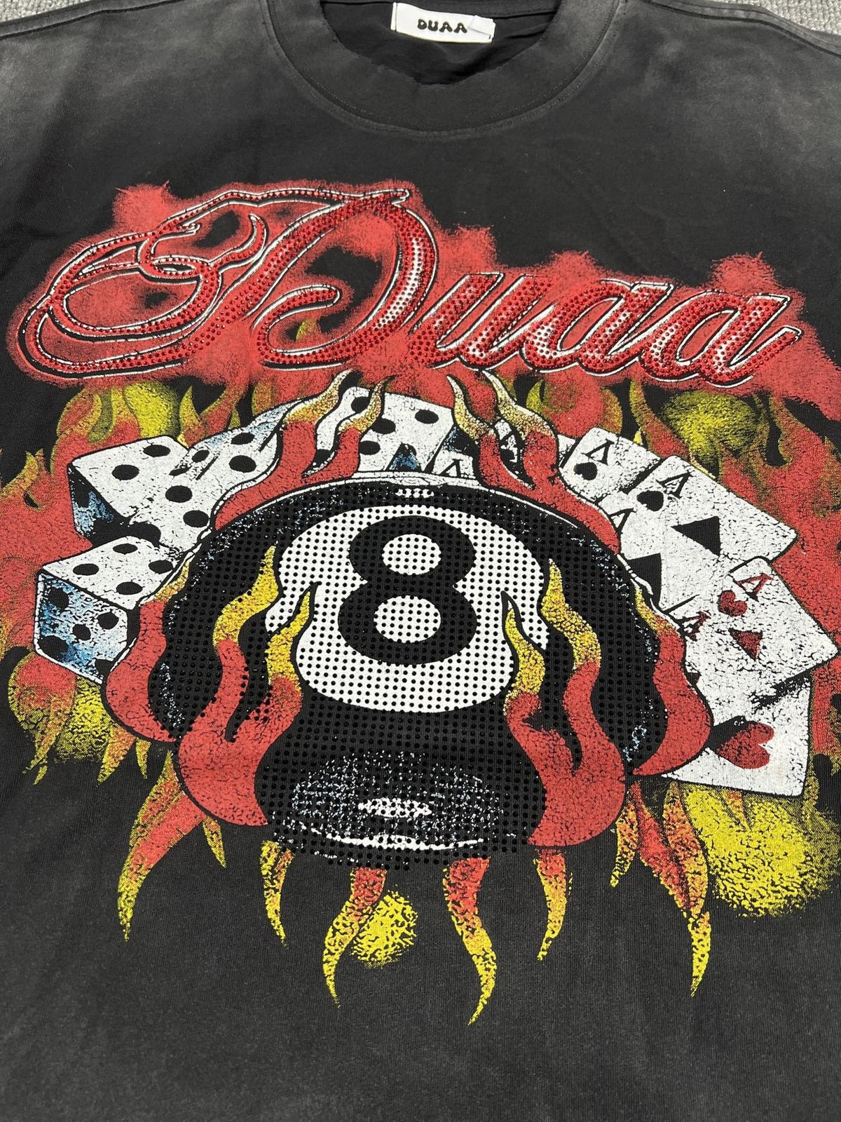 DUAA Casino 8-Ball Graphic T-Shirt