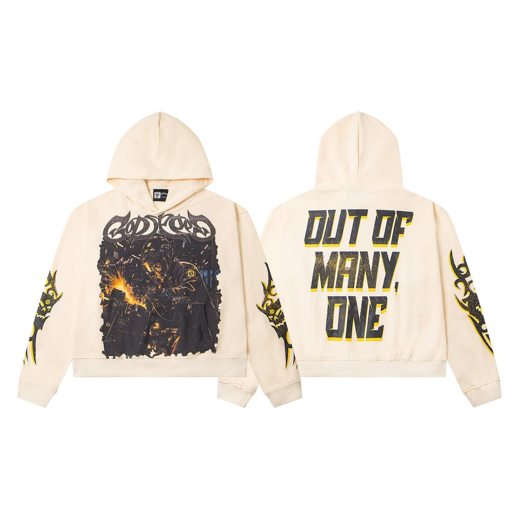 Godspeed Out of Many One Graphic Hoodie