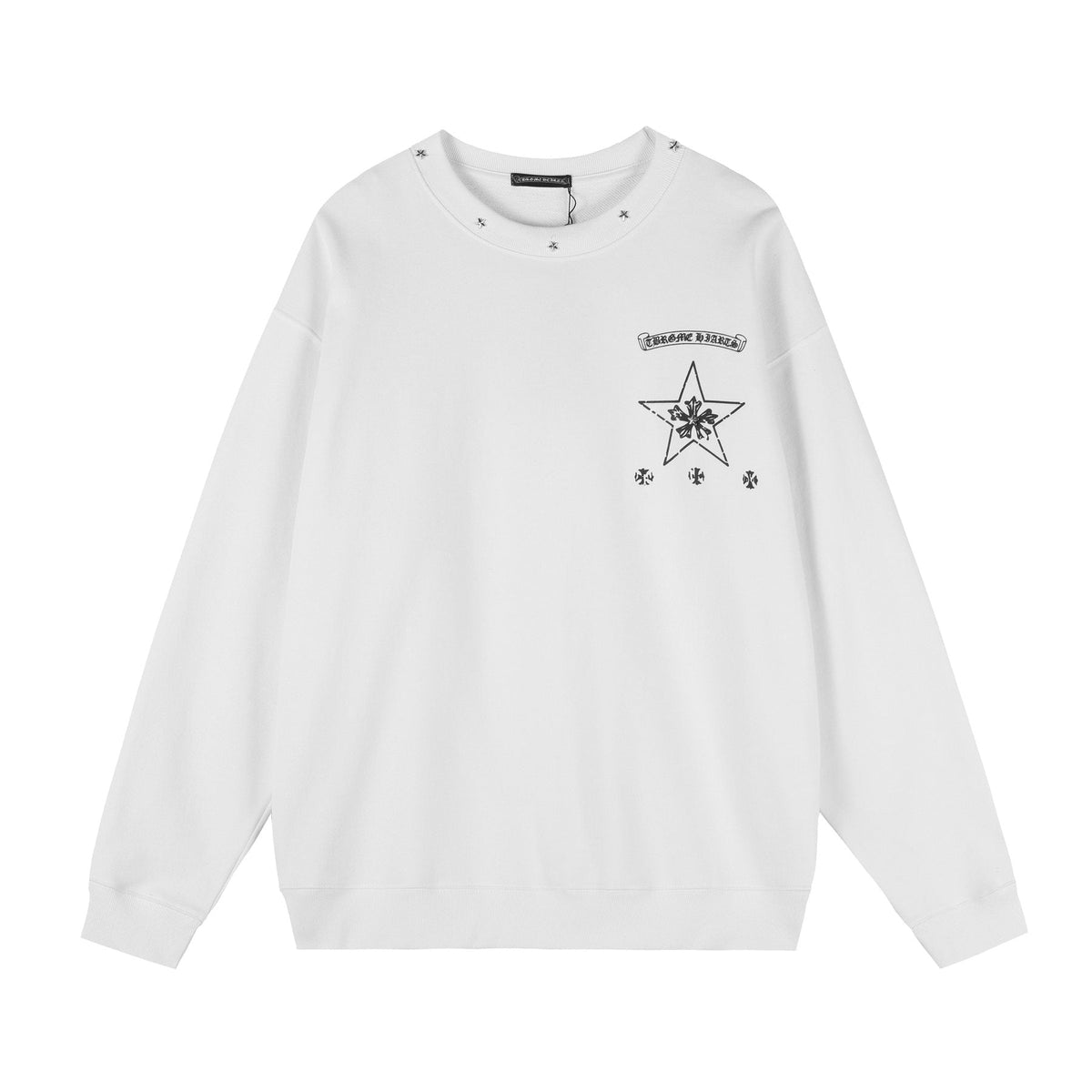 Chrome Hearts Gothic Motif Crewneck Sweatshirt