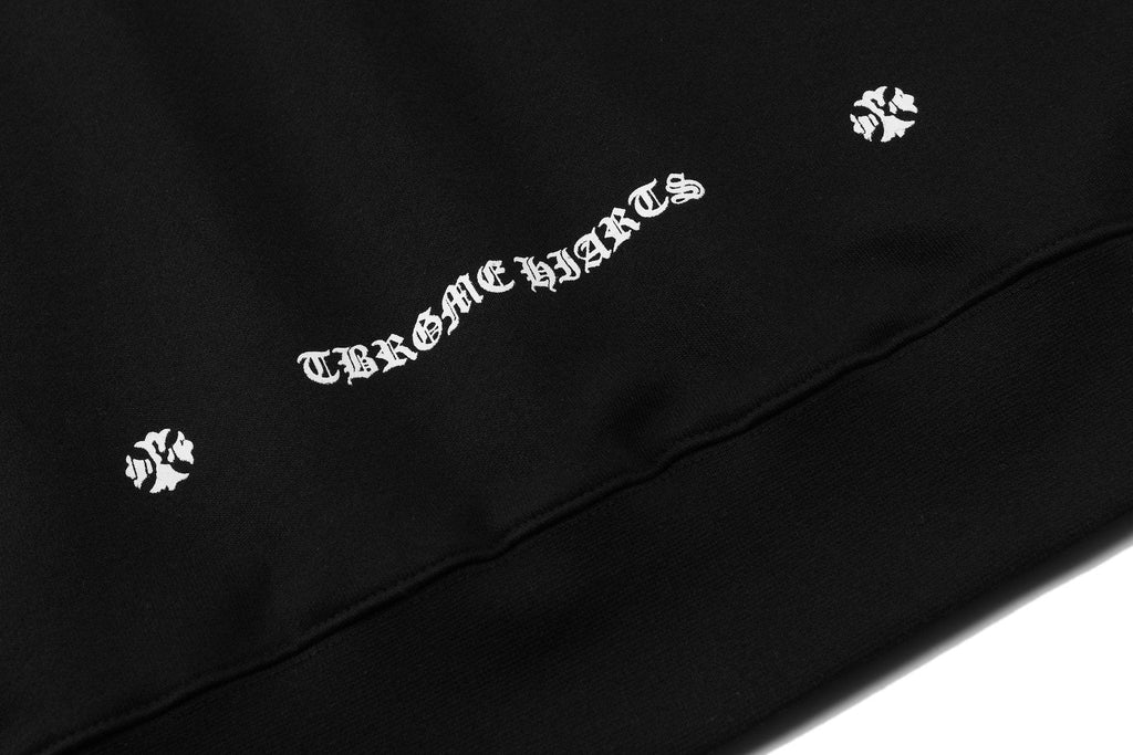 Chrome Hearts Gothic Motif Crewneck Sweatshirt