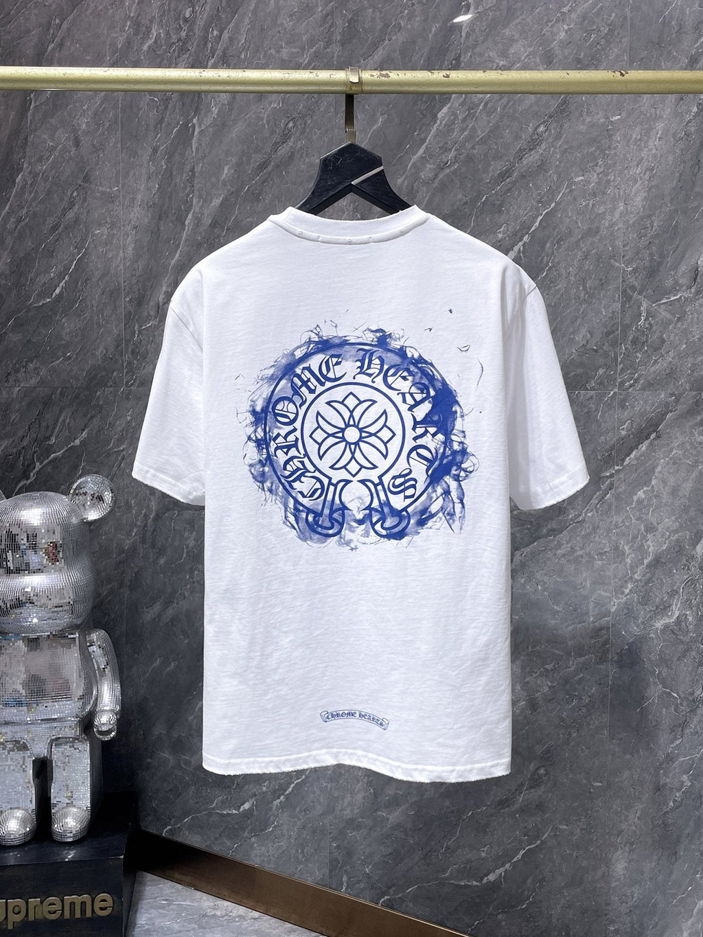 Chrome Hearts Cross Floral Back Graphic T-Shirt