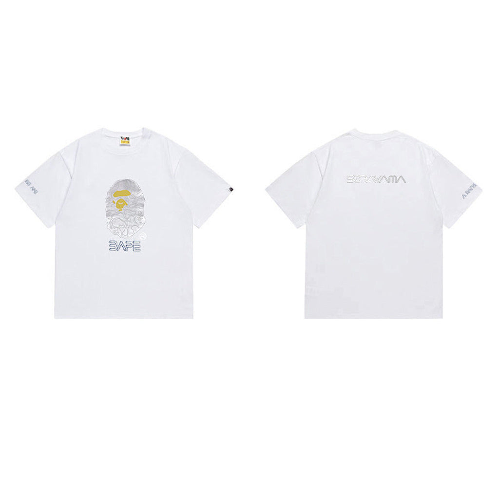 BAPE Ape Head Graphic Streetwear T-Shirt