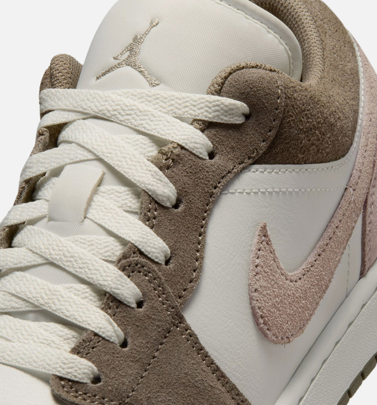 Air Jordan 1 Low Men's Lifestyle Shoes - Olive Grey