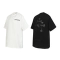Chrome Hearts 3 Cross T-Shirt Black/White