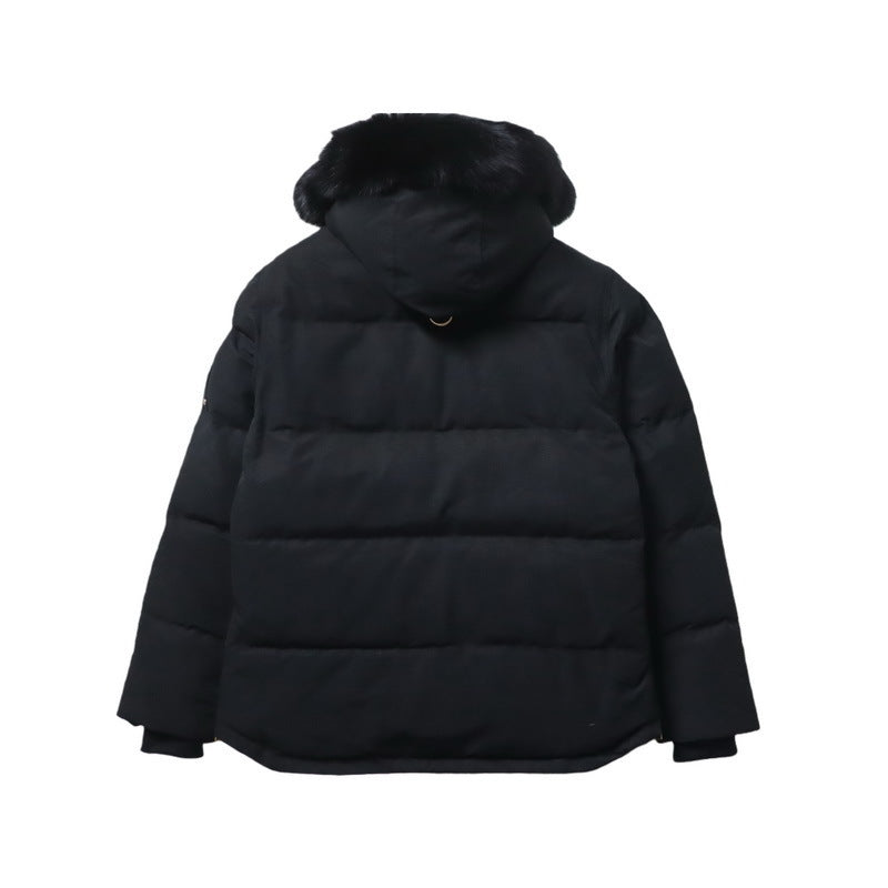 Moose Knuckles Original 3Q Parka Down Jacket Black with Fur