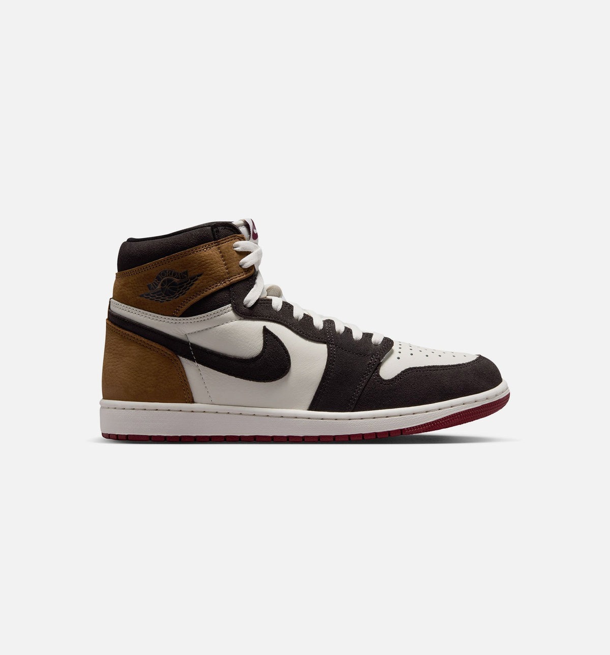 Air Jordan 1 Retro High OG Love Letter Men's Lifestyle Shoes - Shadow Brown/Team Red/Light British Tan
