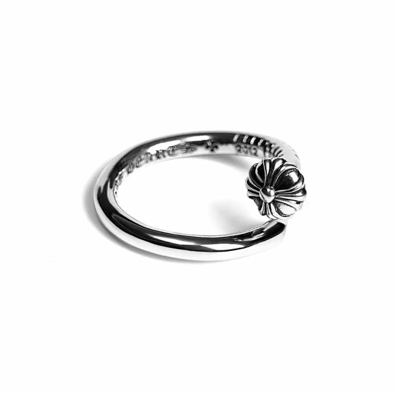 Chrome Hearts NAIL RING – CROSSBALL -56