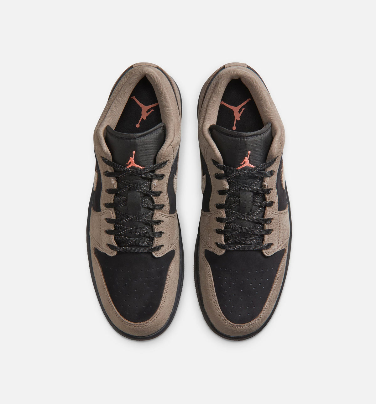 Air Jordan 1 Low SE Men's Sneakers - Black / Olive Grey / Light Orange