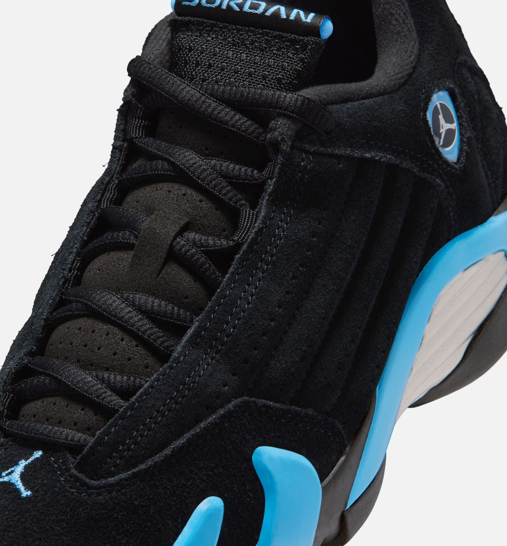 Air Jordan 14 Retro Black University Blue Grade School Lifestyle Shoe – Black/White/University Blue