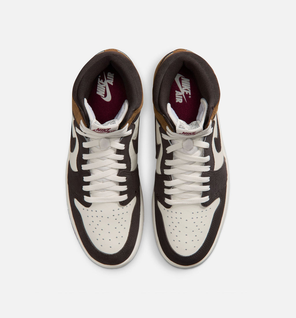 Air Jordan 1 Retro High OG Love Letter Men's Lifestyle Shoes - Shadow Brown/Team Red/Light British Tan