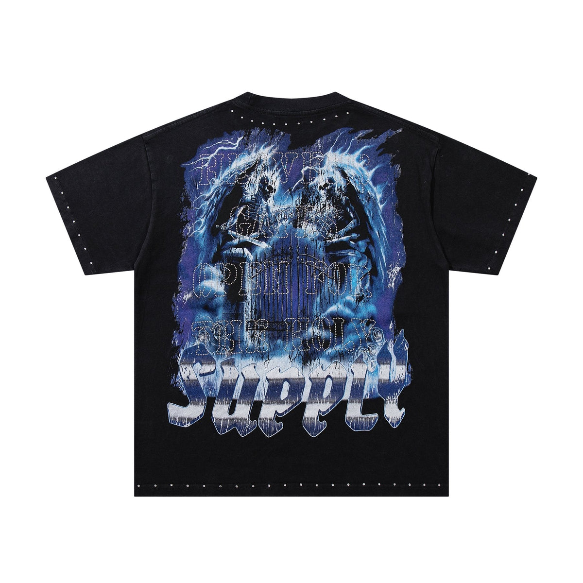 SUPPLY TEE Holy Spirit Rhinestone Graphic T-Shirt