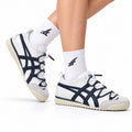 Onitsuka Tiger Retro Low Top White Navy Rope Lace Unisex Shoes Style 13