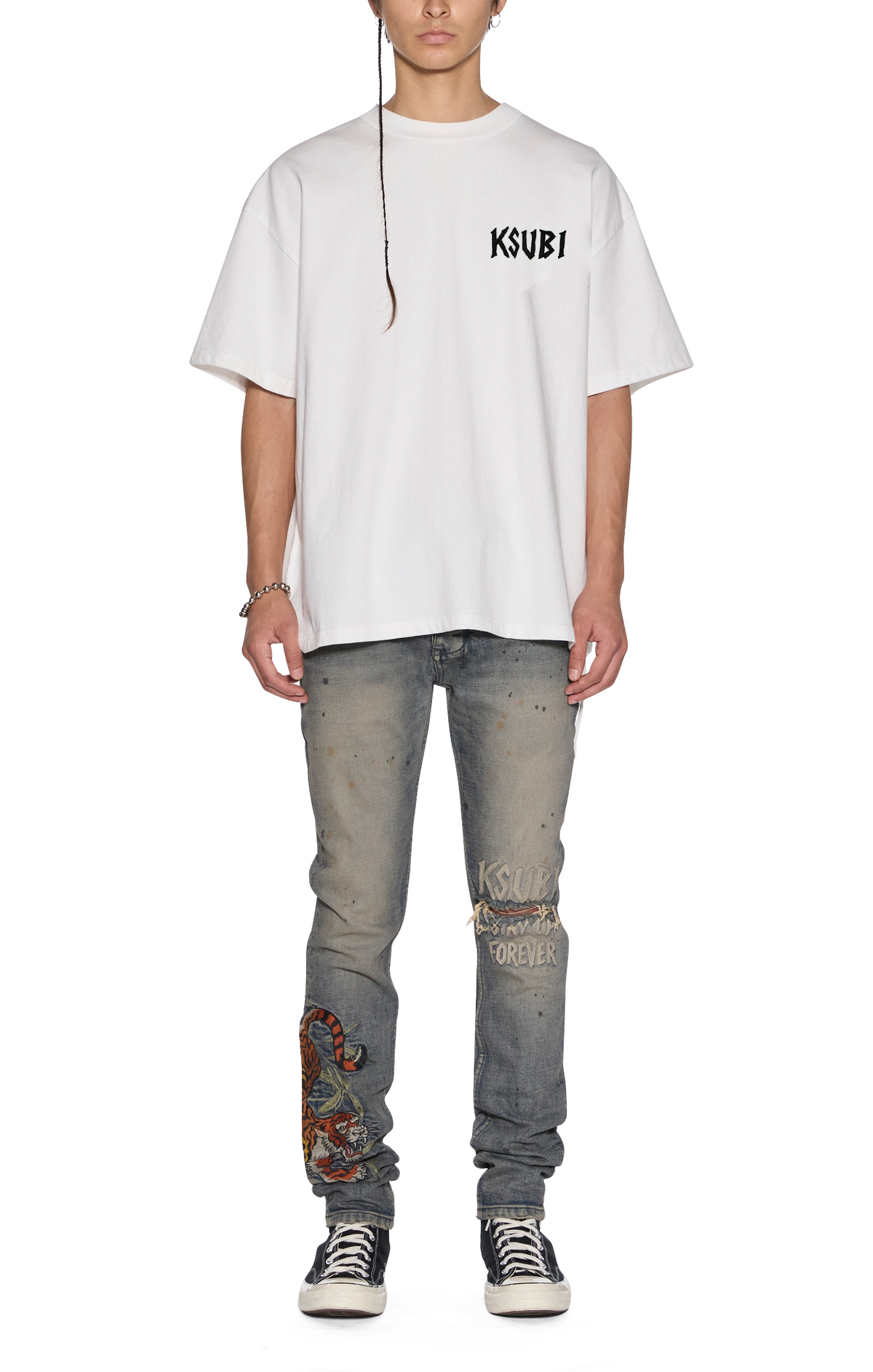 Ksubi Stay Up Ekcess Short Sleeve Tee