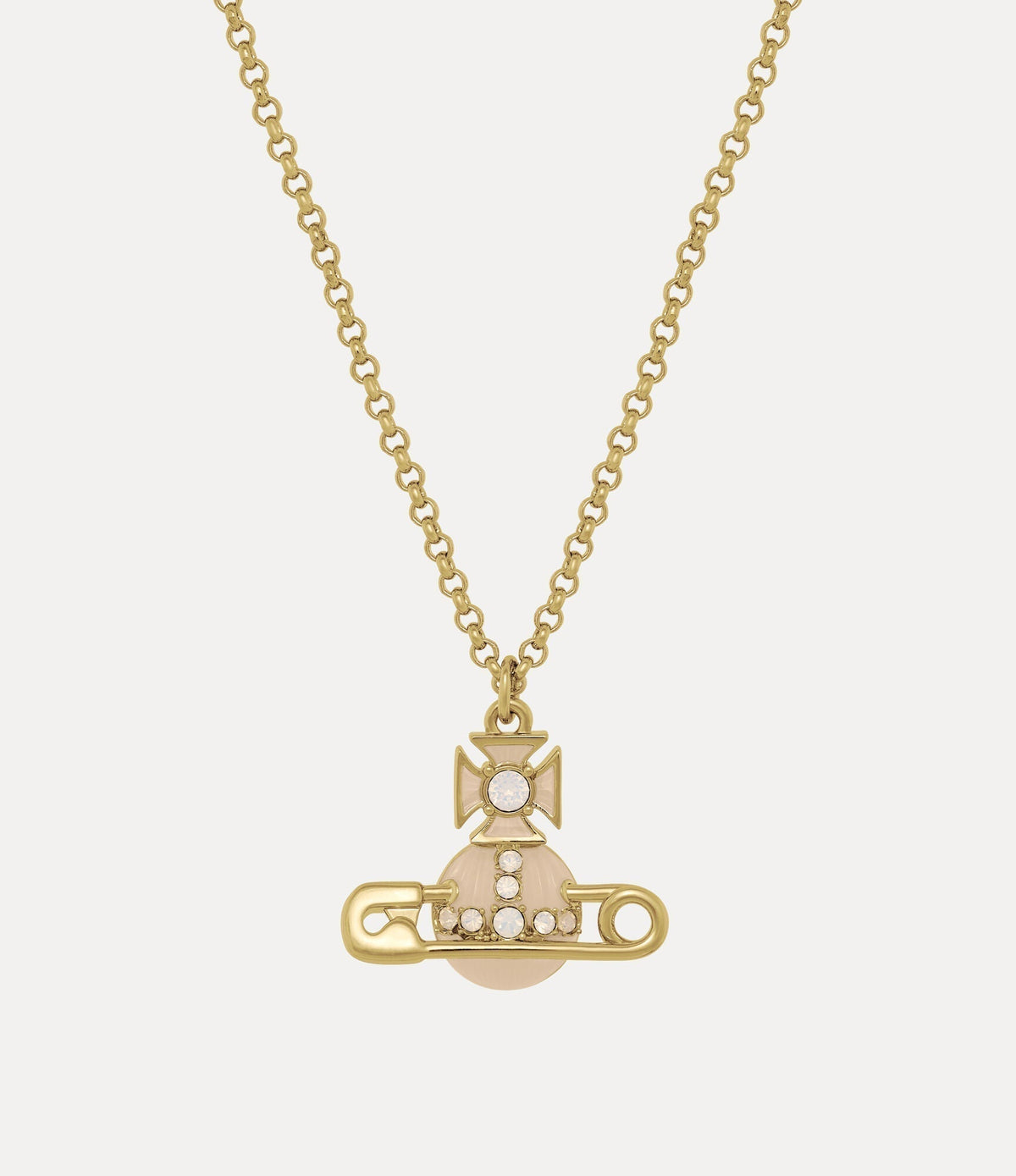 VIVIENNE WESTWOOD Kitty Pendant Necklace Brass(2 Colors)