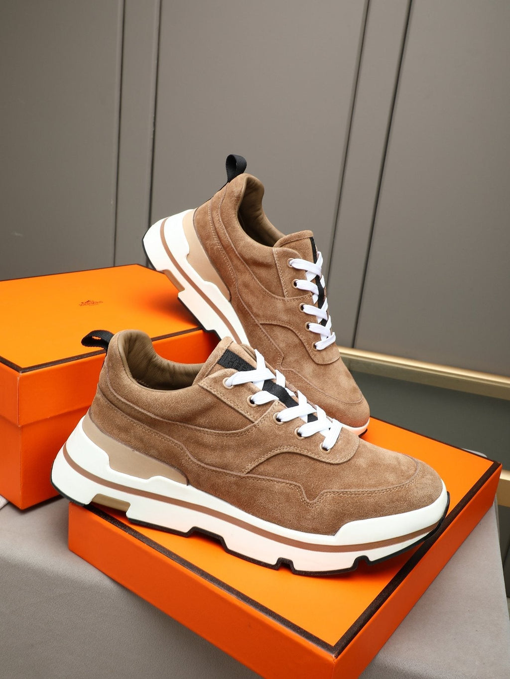 Hermès Layered-Sole Men's Sneakers