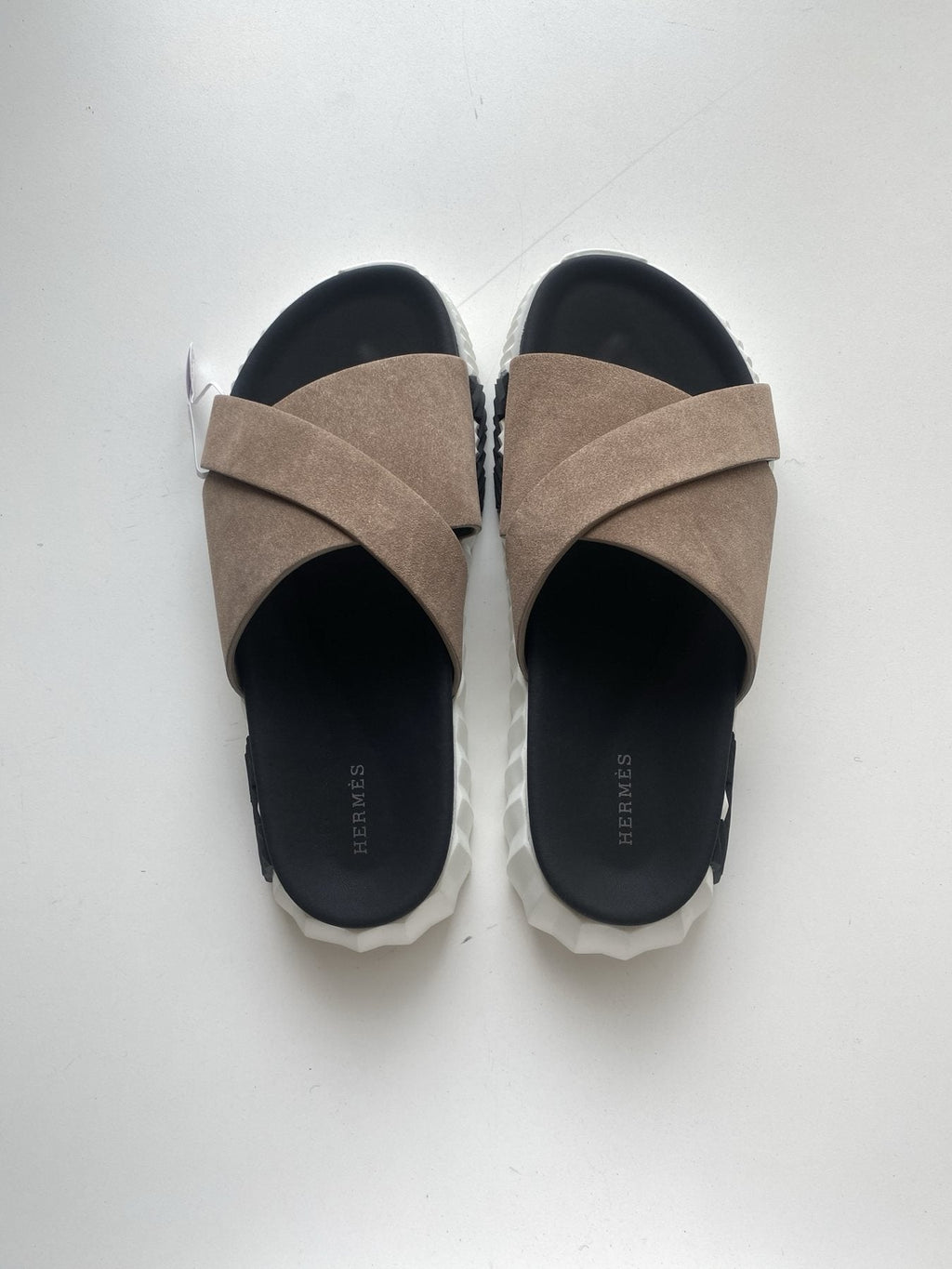 Hermès Cross-Strap Slide Sandals