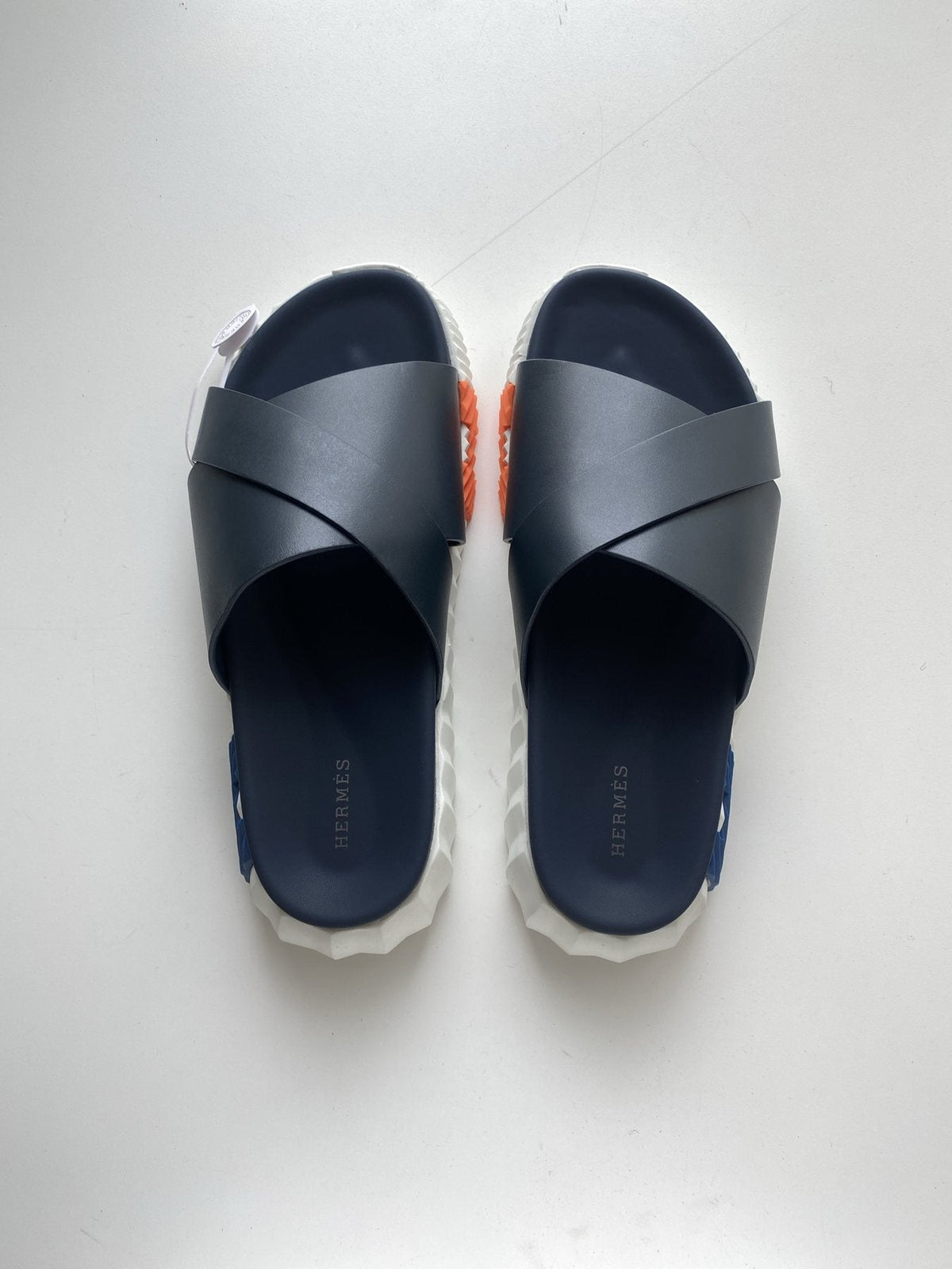 Hermès Cross-Strap Slide Sandals