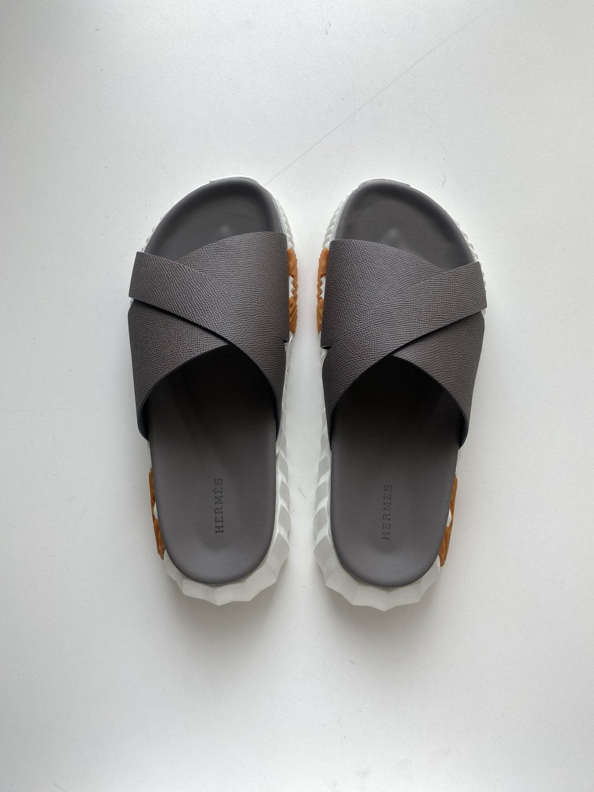 Hermès Cross-Strap Slide Sandals